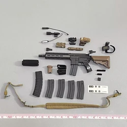 1/6 Easy&Simple ES 26064A Special Mission Unit Operation Soldier Main Weapon HK416 with Sling PVC Material Not Real For 12