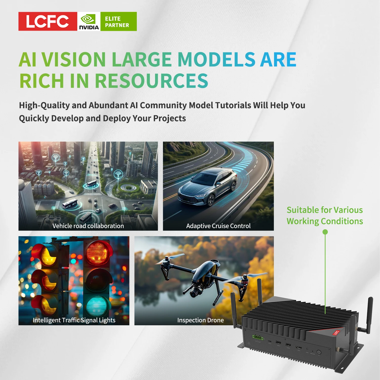 8G Jetson Orin Nano AI Edge كمبيوتر صناعي بدون مروحة مع 40 TOPS CUDA AI Smart Dr-ones Stock Server #3