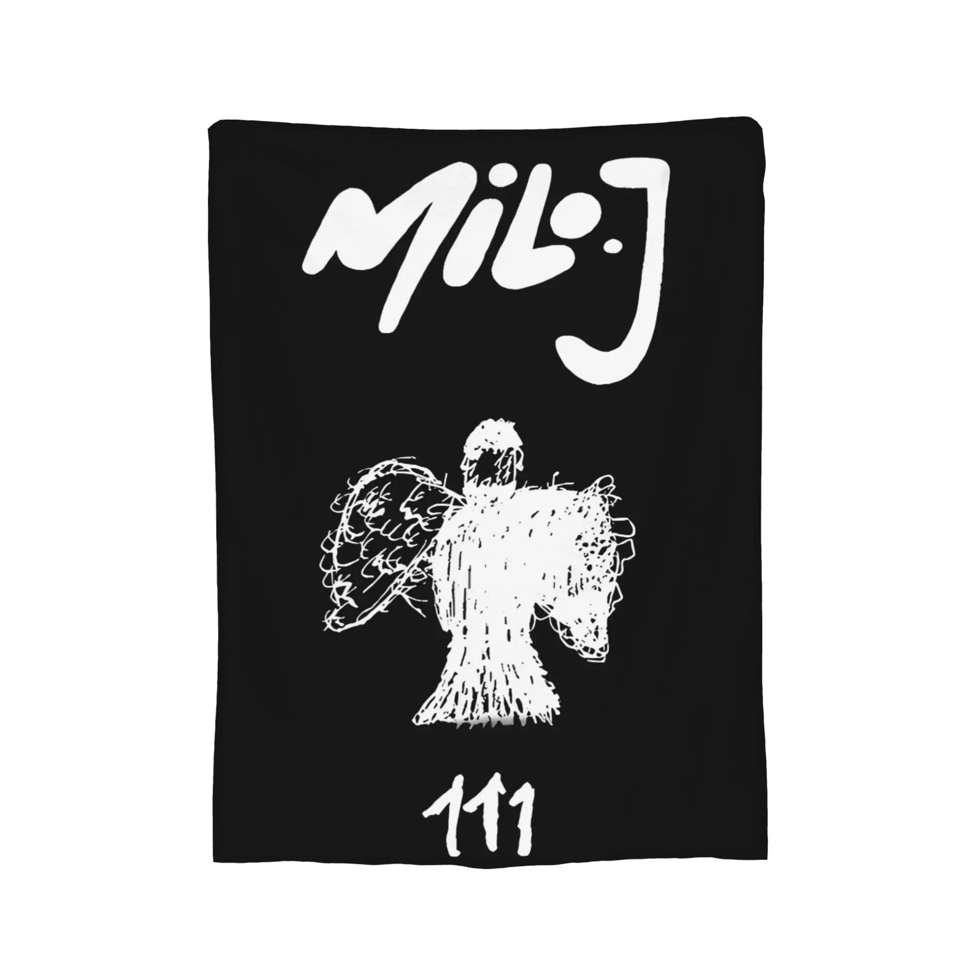 Customize A Milo J Singer Signature-themed Design Plush Blanket, Featuring Artistic and Soft Plush Fabric, Perfect as a  Gift fo