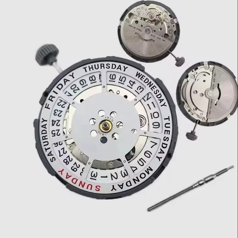 Miyota 8285 Automatic Mechanical Movement Dual Calendar High Accuracy 21 Jewels Modified Movement Replacement Watch Accessories