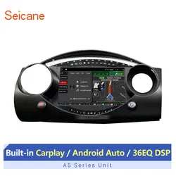 Seicane-カーラジオ10.0 p,android 2006,4gb,gpsナビゲーション,dvdプレーヤー,リアカメラ,sd,ビデオ,bmw mini cooper車用 (2013-1080)