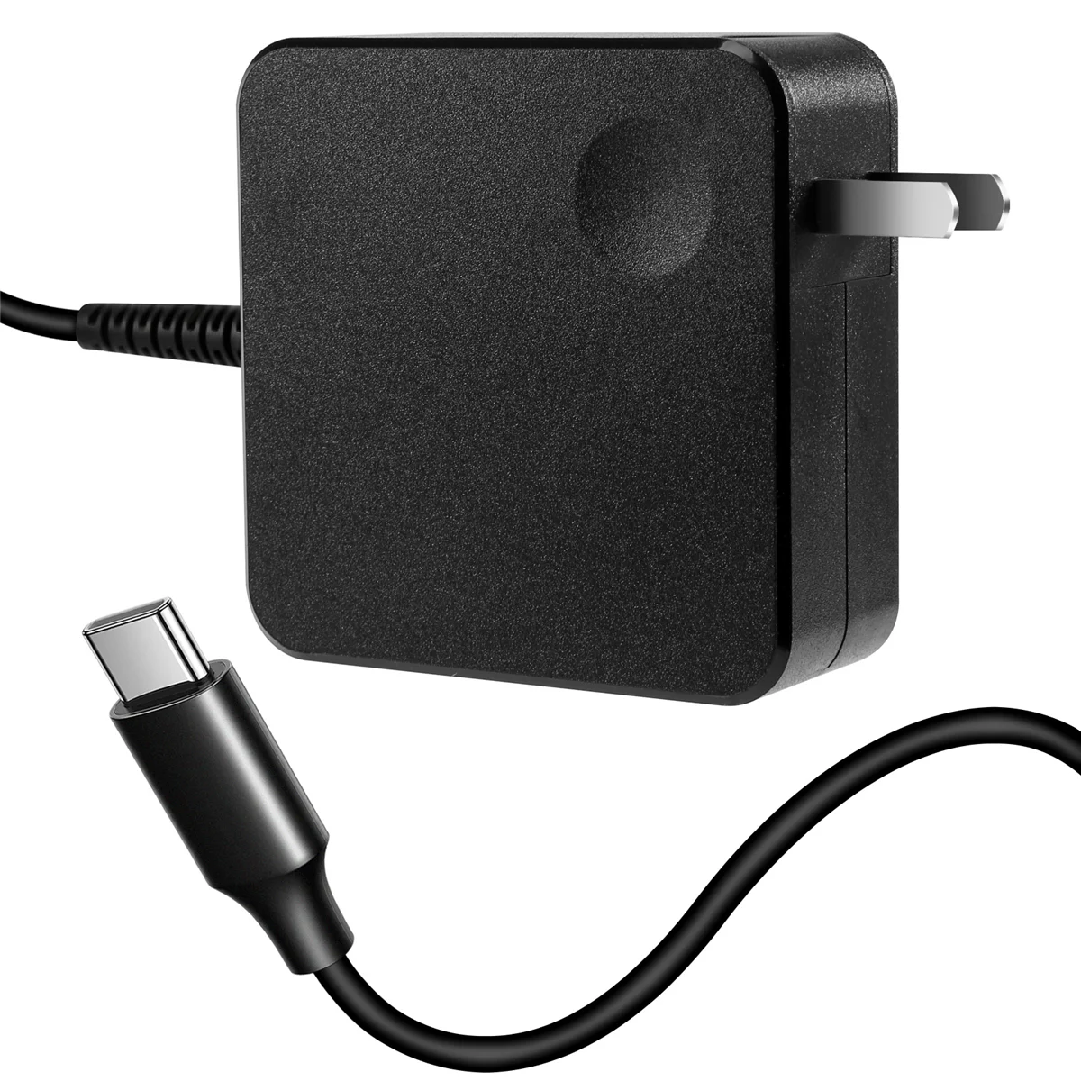 Adatto per adattatore di alimentazione portatile per Notebook quadrato Lenovo 65W porta di tipo C caricabatterie per Computer a ricarica rapida Pd spina americana