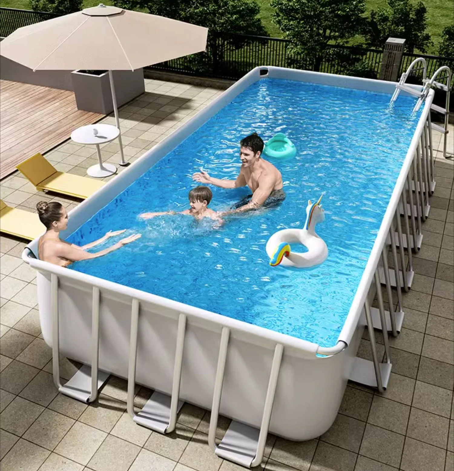 Swimming Pool Household Adult and Children Swimming Pool Outdoor Fish Pond Large Paddling Pool Bath