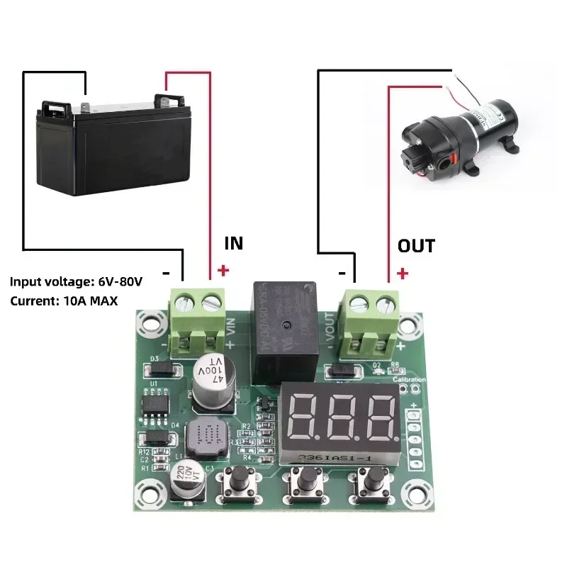 New Style Voltage Protection Module Battery Protection Board Precise Charger Module Electronic Components Dc 12v-36v Green