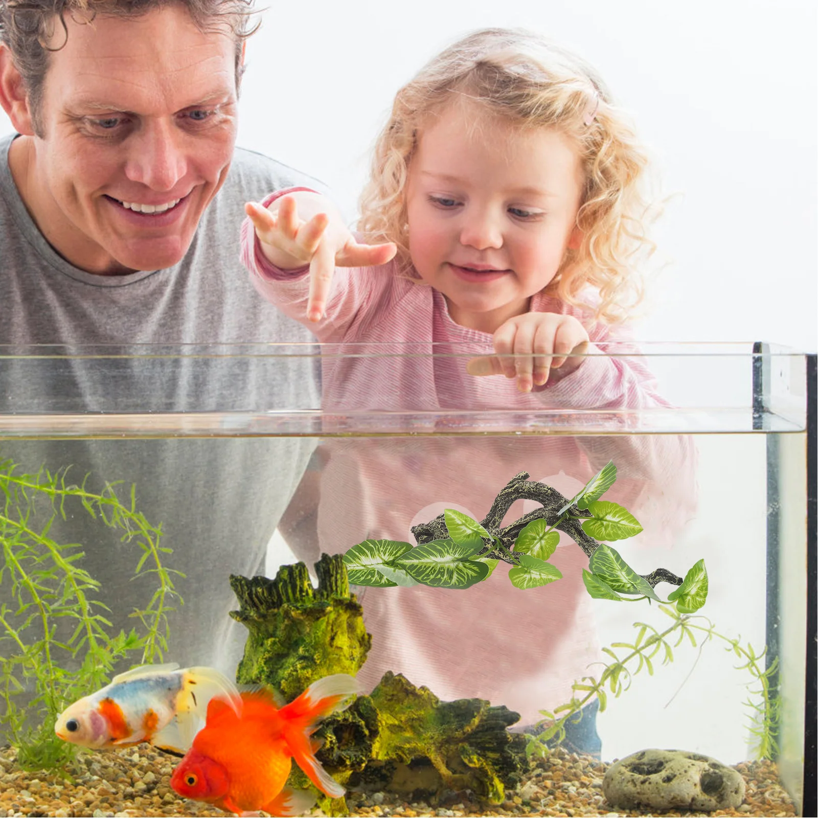 

Realistic Resin Faux Vine Plant Decor For Reptile Terrarium Fake Plant Indoor Habitat Climbing Branch Desktop Terrarium