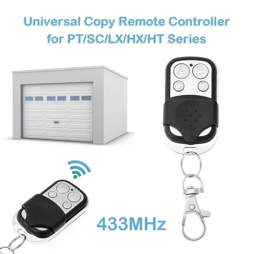 KEBIDU 50PCS Universal Cloning Duplicator Key Remote Control 433MHZ 433.92MHZ Clone Fixed Learning Rolling Code For Garage Door