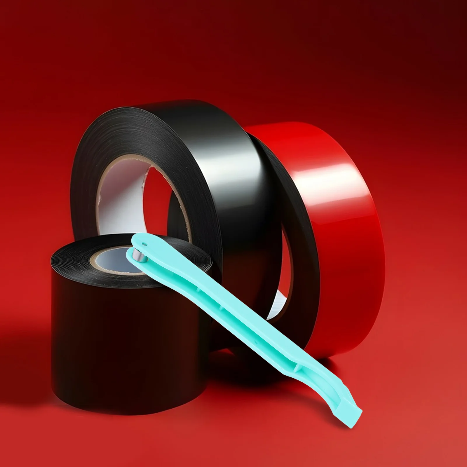 

Plastic Foil Tape Dispenser For Stained Glass Crafting Burnishing Tool Hand Foiler Copper Foiling Tool Glass Art Supplies