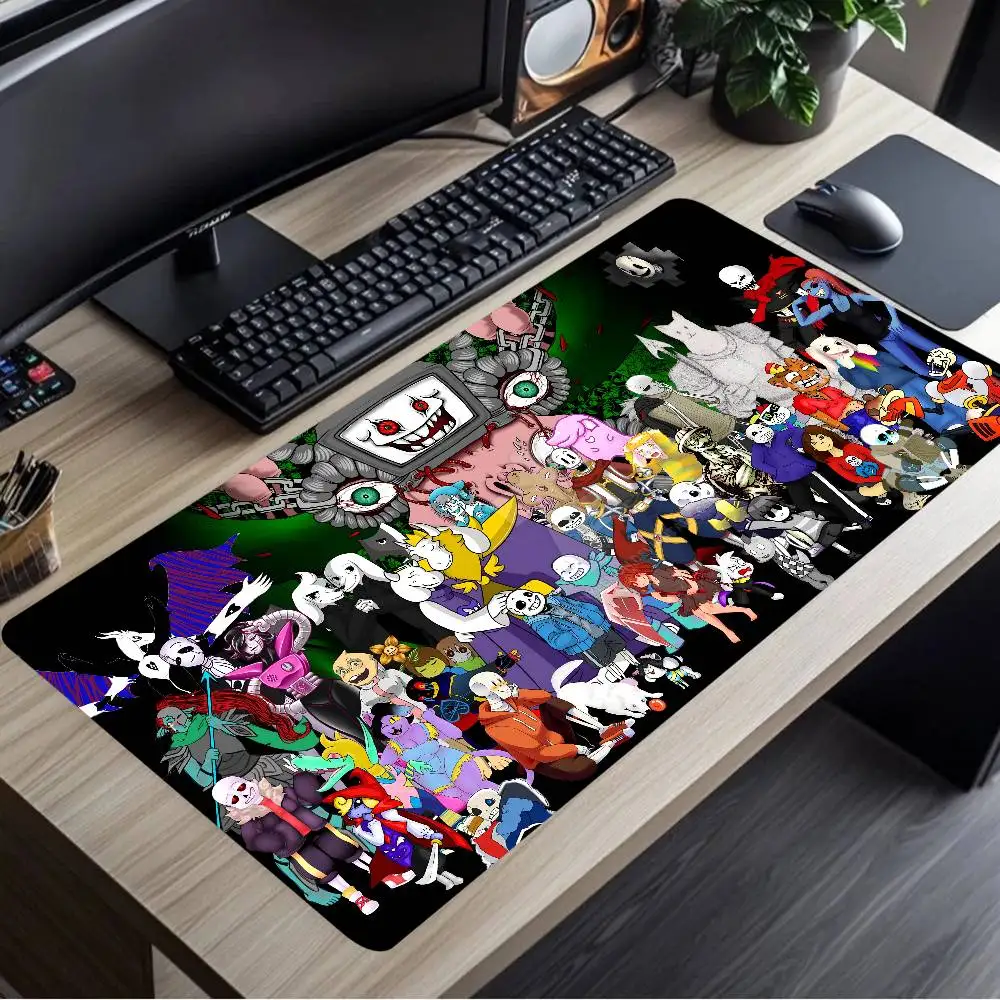 لوحة ماوس Undertale GAME مضادة للانزلاق مناسبة للكمبيوتر المكتبي والرياضات الإلكترونية ولوحة المفاتيح XXL