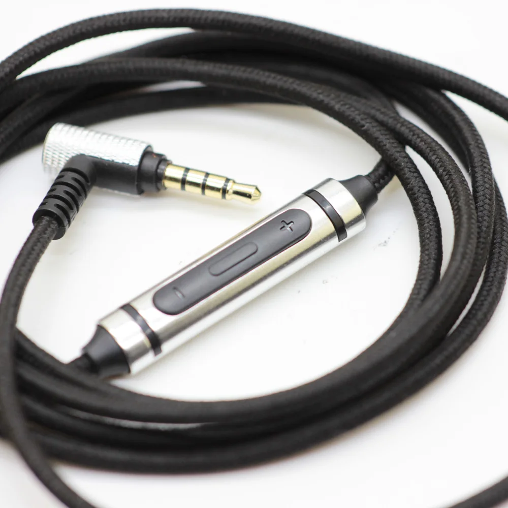 Cable de repuesto para Sennheiser Momentum 2,0, para auriculares inalámbricos por Bluetooth, con micrófono remoto