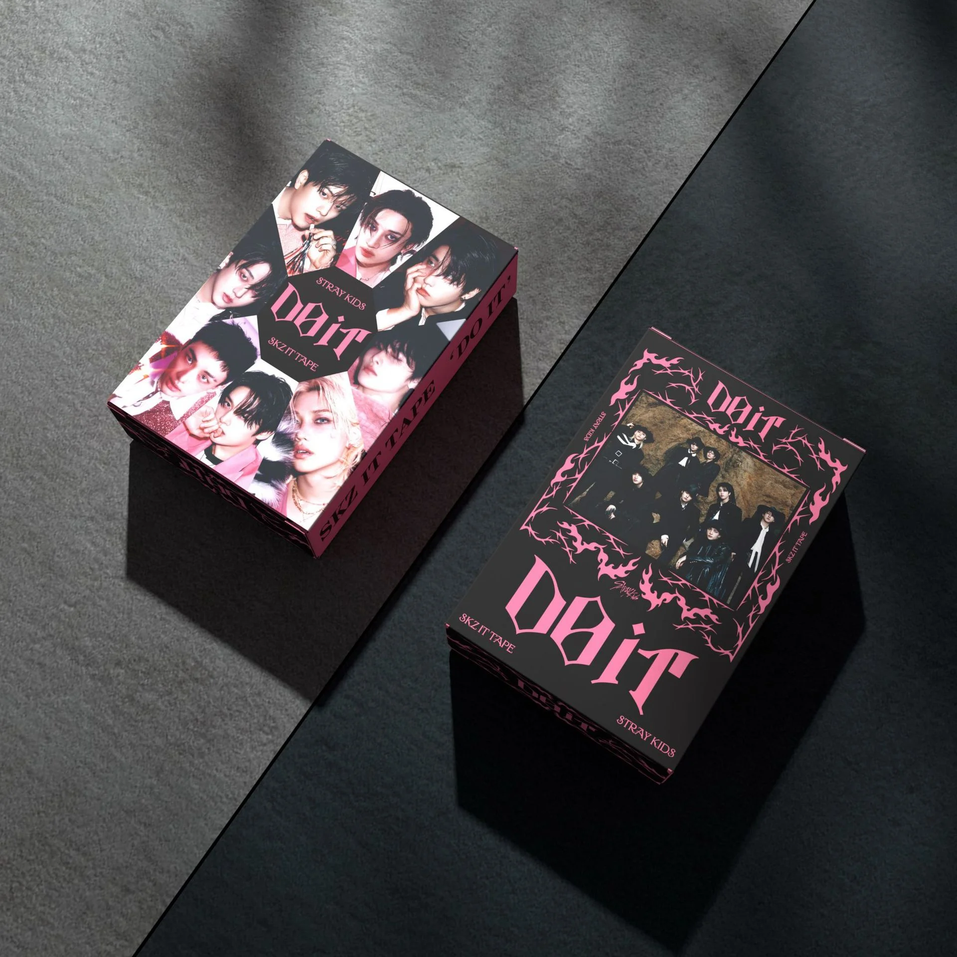 

55 Stray Kids Album Album Pain Pack Lomo Card 2025 New DO IT SKZ Official Pink Fan Collection Gift Personal Group Photo Card
