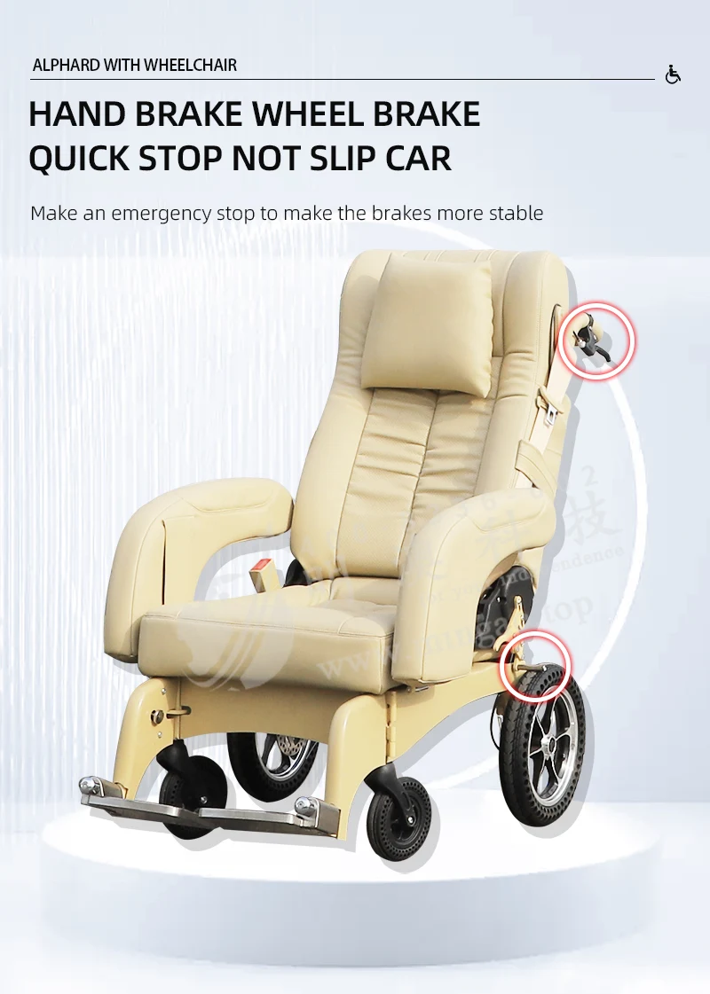 Commercial vehicle SUV model modified disabled lift rotating wheelchair