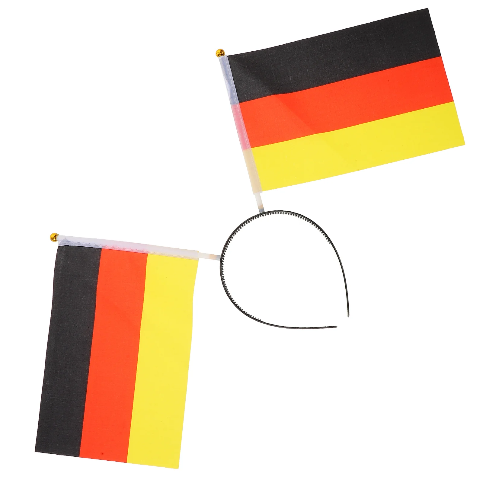 

European Cup Fan Headband Bands Germany Flag Hair Hairhoop Sports Headbands Fabric Masquerade Headdress Festival