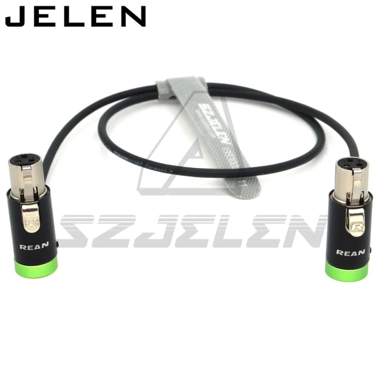 Low-Profile TA3F to TA3F cable  for Lectrosonics SR Receivers with SREXT bottom or SRBATTSLED into Sound Devices 633, 688, 664