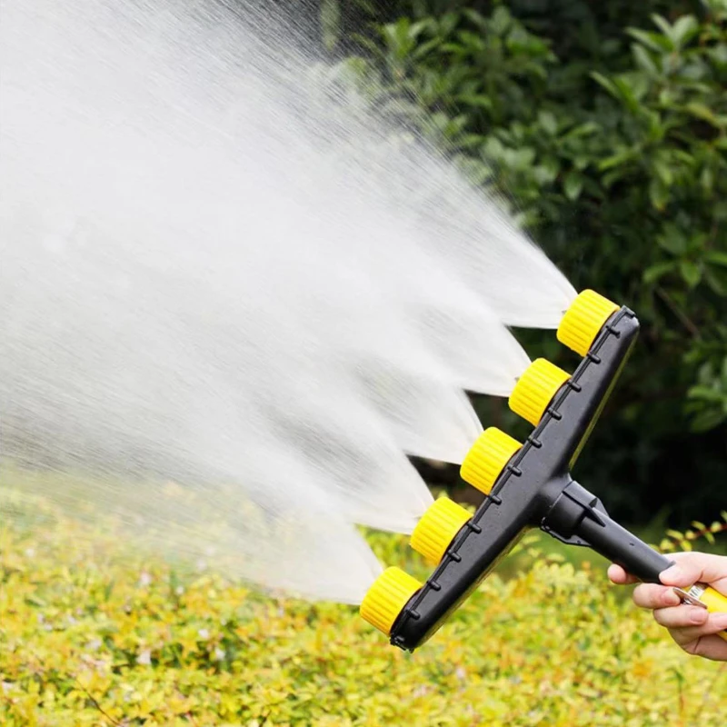 Boquilla de plástico atomizada de gran flujo para jardín, cabezal de rociador de bomba de agua, boquilla de riego de flores, aspersor agrícola