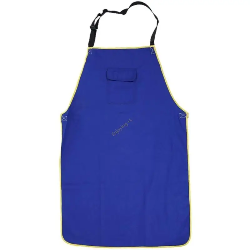 

Industrial Welding Protective Apron Breathable Washable Materials Chest Pocket Design Fit for Metalworkers And Craftsmen