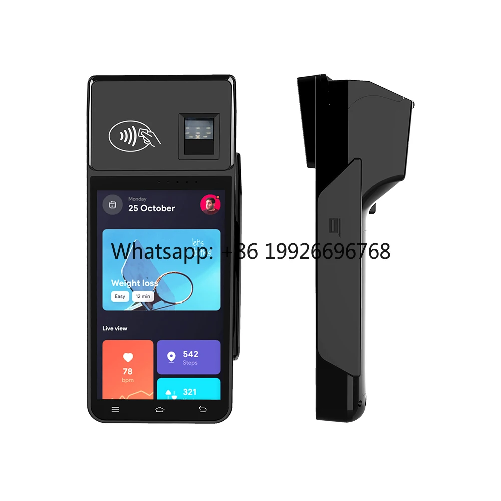 Fingerprint Module Payment Mobile POS Terminal Portable Android Cashless POS Terminal Z90 Pro