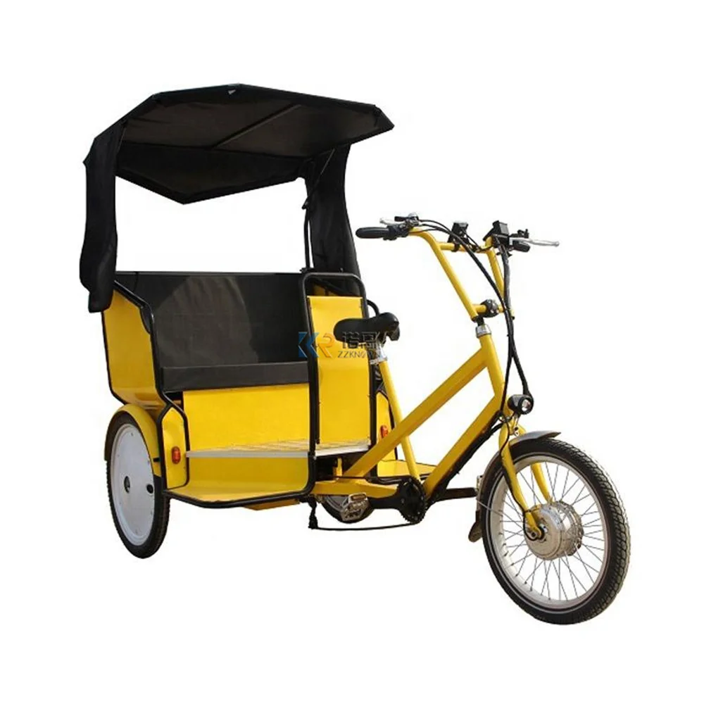 

Wholesale Passenger Delivery Vehicle Electric Tricycle Tourist Pedicab Rickshaw for Sale