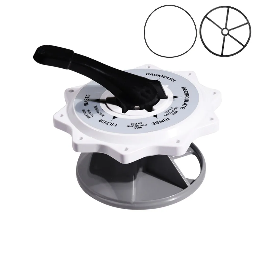Swimming Pool Valve Repair Pool Maintenance 2 Inch Top Valve Assembly Injection Molded ABS Material For Pool Filter Repair