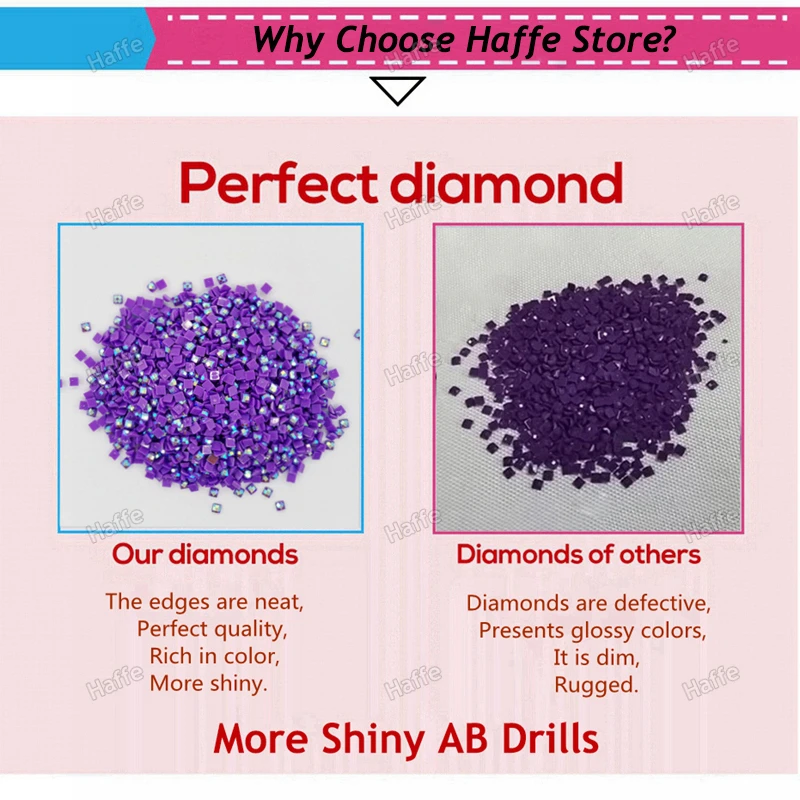 الصينية أنيمي مو داو زو شي AB التدريبات الماس اللوحة الجامح وي ينغ لان زان التطريز عبر غرزة اليدوى ديكور المنزل