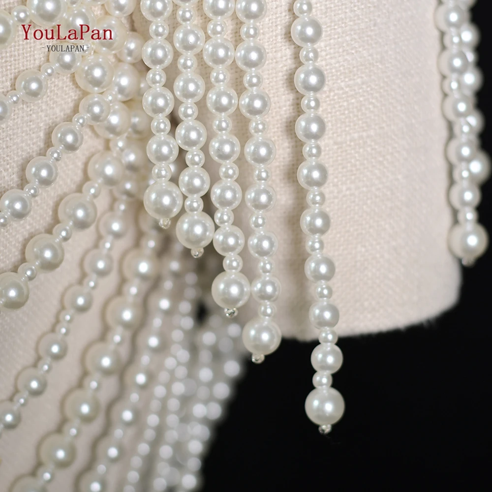 YouLaPan Pearl Body Decoration Belly Chain Sexy Pearl Body Necklace Body Chain With Pearls DIY collares mujer tendencia VG107