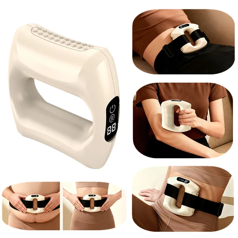 

Электрическое массажное кольцо для тела, вибрационный массажер для коррекции фигуры, массажер для живота и талии, устройство для глубокого массажа тканей