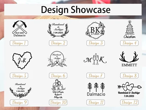 Imagen 2 del producto Abridor de botellas personalizado con iniciales/monograma y diseño de fecha, abridor de botellas magnético de madera grabado, regalo para padrinos de boda