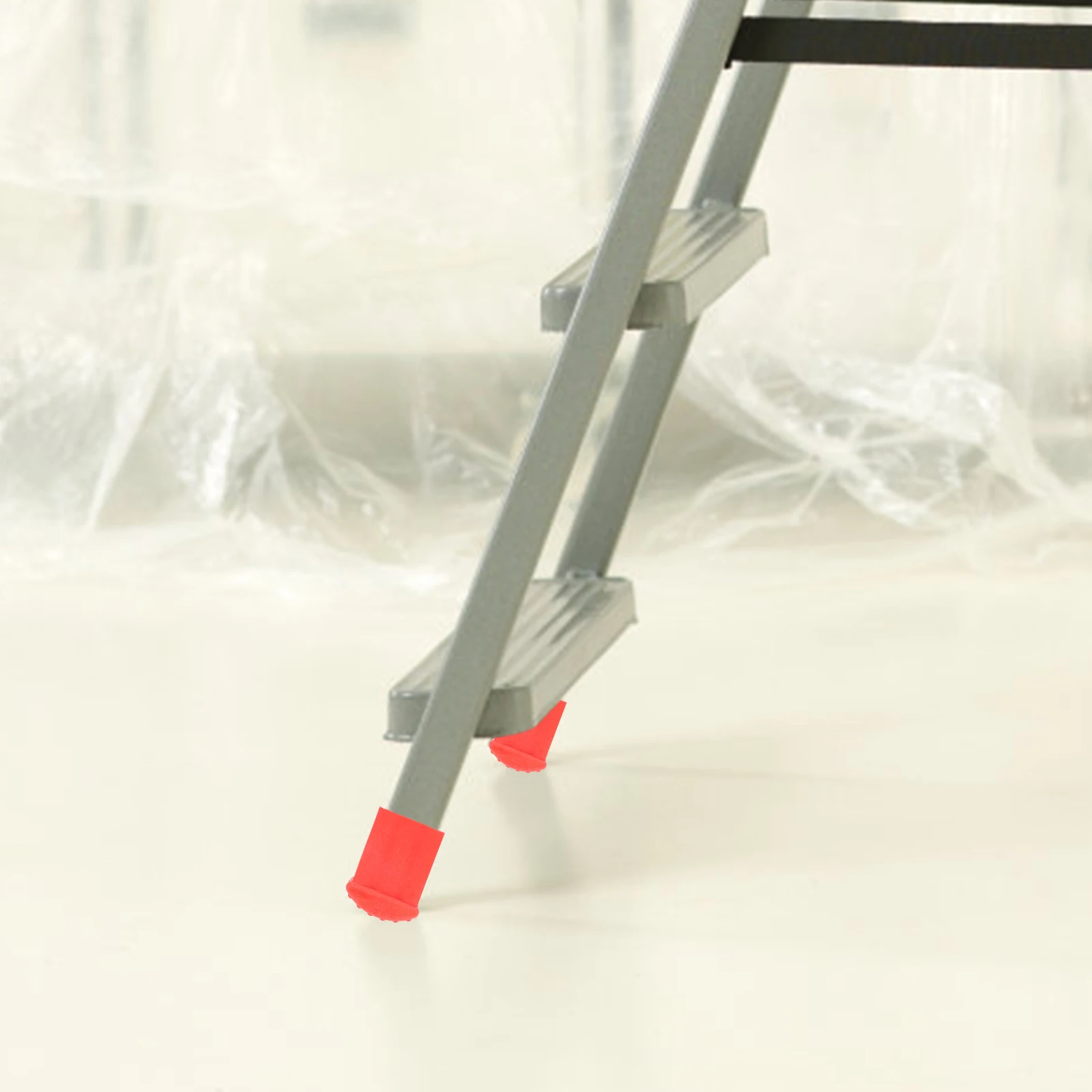 

2 Pcs Anti-slip Ladder Foot Pads Durable Rubber Ladder Feet Protector Safe Covers