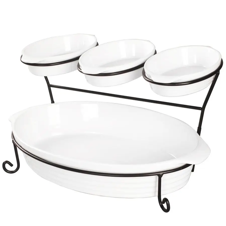 

Двухслойный поднос со складной черной подставкой и ручкой для выставки товаров пищевых продуктов, фруктов и многофункциональной посуды, включает в себя 1-16 дюймов для выпечки