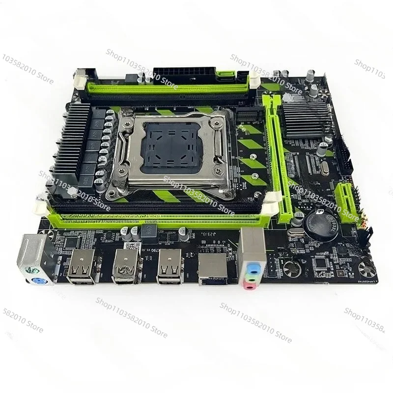 X79 Main Board 2011 DDR3 Support M2 ECC Server E5 2650 2680 2660v2
