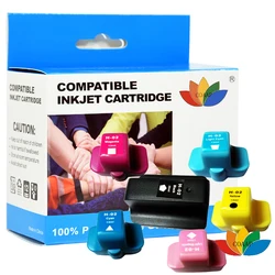 6pcs Compatible Ink Cartridge For hp02 Photosmart 8250 3110 3210 3310 3310XI D6160 D7160 D7260 C5180 C6180 D7360 D7460