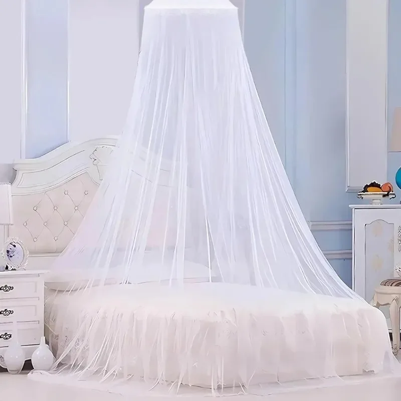For Bed Canopy Mosquito Net Hanging Bed Net Tent Fly Insect Repellent  Bedding 0.6x2.5x10.5M Dome Tent Mosquito Mesh Net