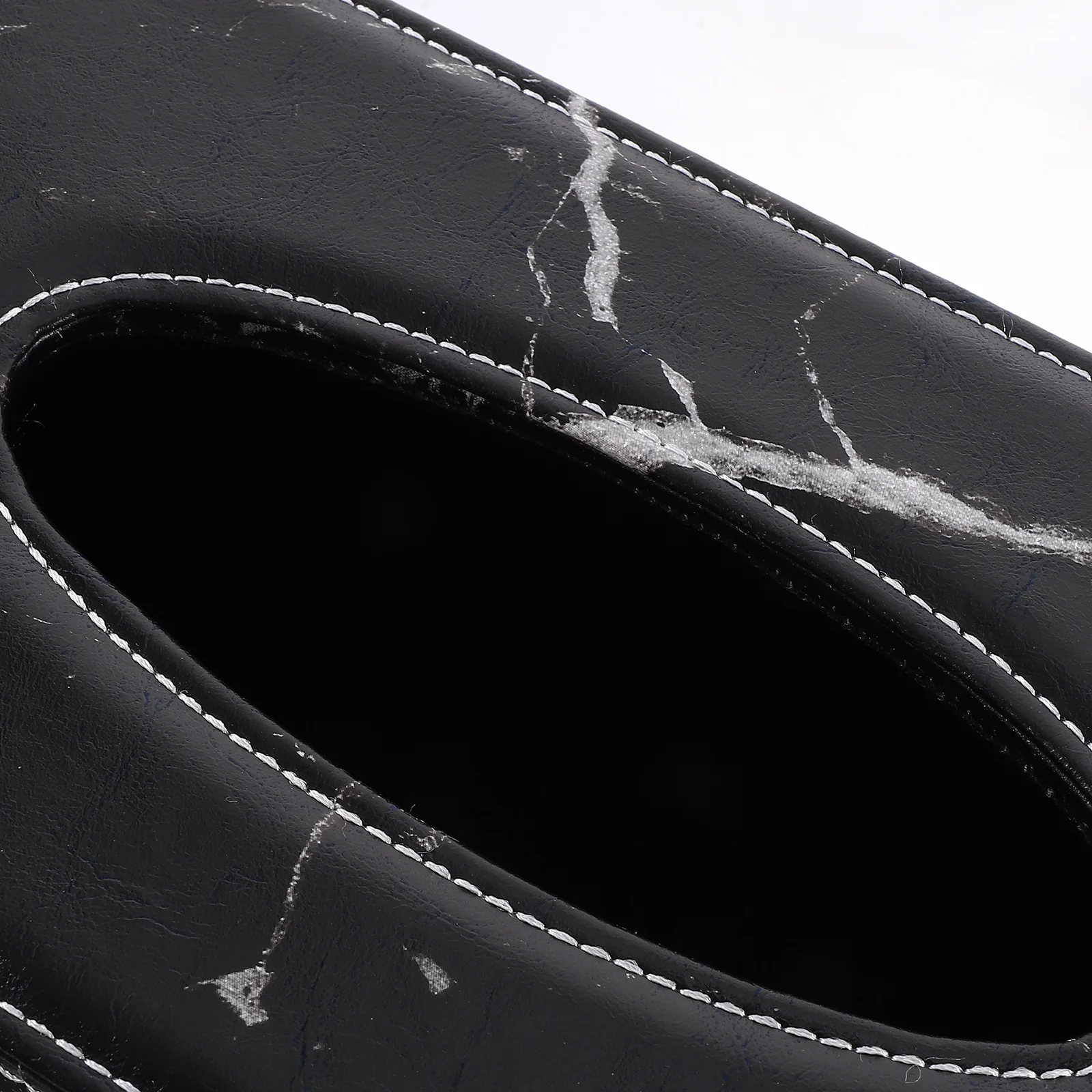 

1pc Marble Pattern Tissue Box High-End Luxury Design Smooth Draw Storage Case For Home Office Paper Holder Chic Tissue Container