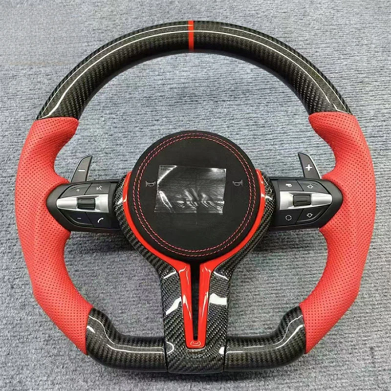 Suitable for BM full series carbon fiber steering wheel modification upgrade, including M3, M4, and M6 models