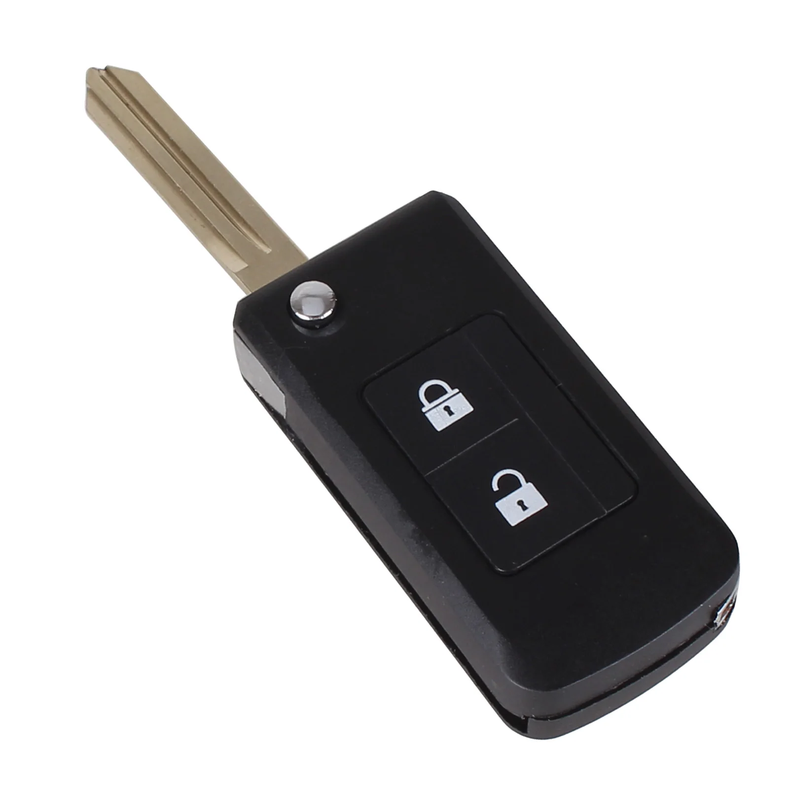 KEYYOU Modified Folding Flip Remote car Key Shell 2 Buttons Keyless Entry Case For For Subaru Outback Legacy
