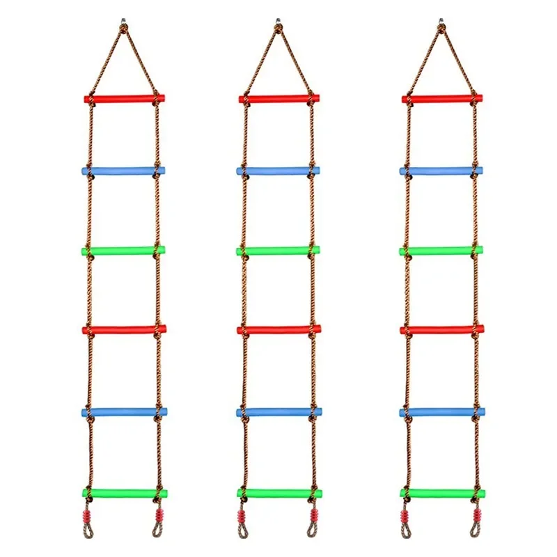 6-speed Plastic Climbing Ladder 2-meter-high Swing, Children's Outdoor Slide Children's Sturdy and Durable Exercise Body