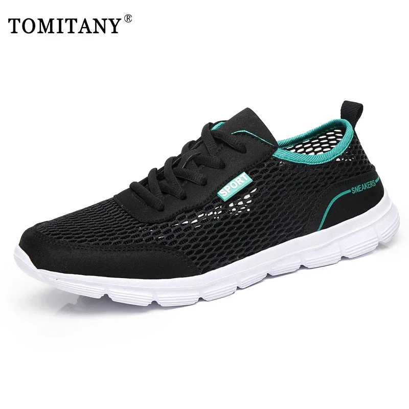 Zapatillas ligeras transpirables hombre – Calzado mesh exterior deportivo - imagen 4