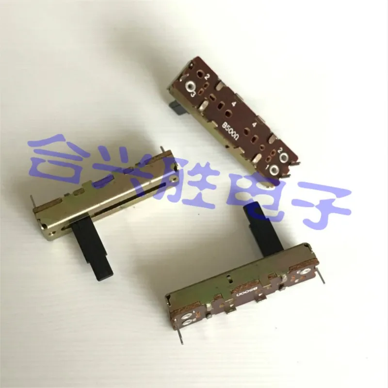 3PCS 3.5CM Sliding Potentiometer Single B500 Ohm Mixer Volume Straight Slide Fader Plastics Shaft Length 15MM 3Pin