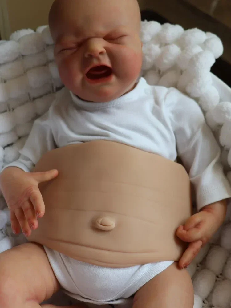 EGO 18-24inch Reborn Baby Vinyl Belly Plate Soft Touch 3version Belly Reborn Doll Accessorries