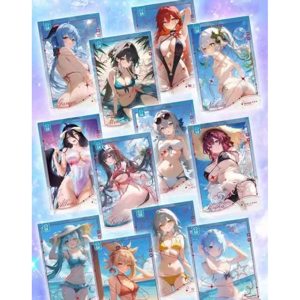 Wholesale Secret Garden Goddess Story Collection Cards Waifu Hobby Game Doujin Collection Card Game Christmas Children's Toy