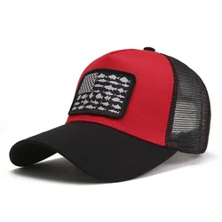 Columbia Unisex-Adult Pfg Fish Flag Mesh Snap Back czapki dla mężczyzn damskie czapki z daszkiem dla mężczyzn