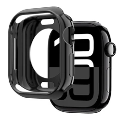 Hollow TPU Case For Apple Watch 10 46mm 42mm Accessories NO Screen Protector Soft Protective bumper Cover iWatch Series 11 46 mm