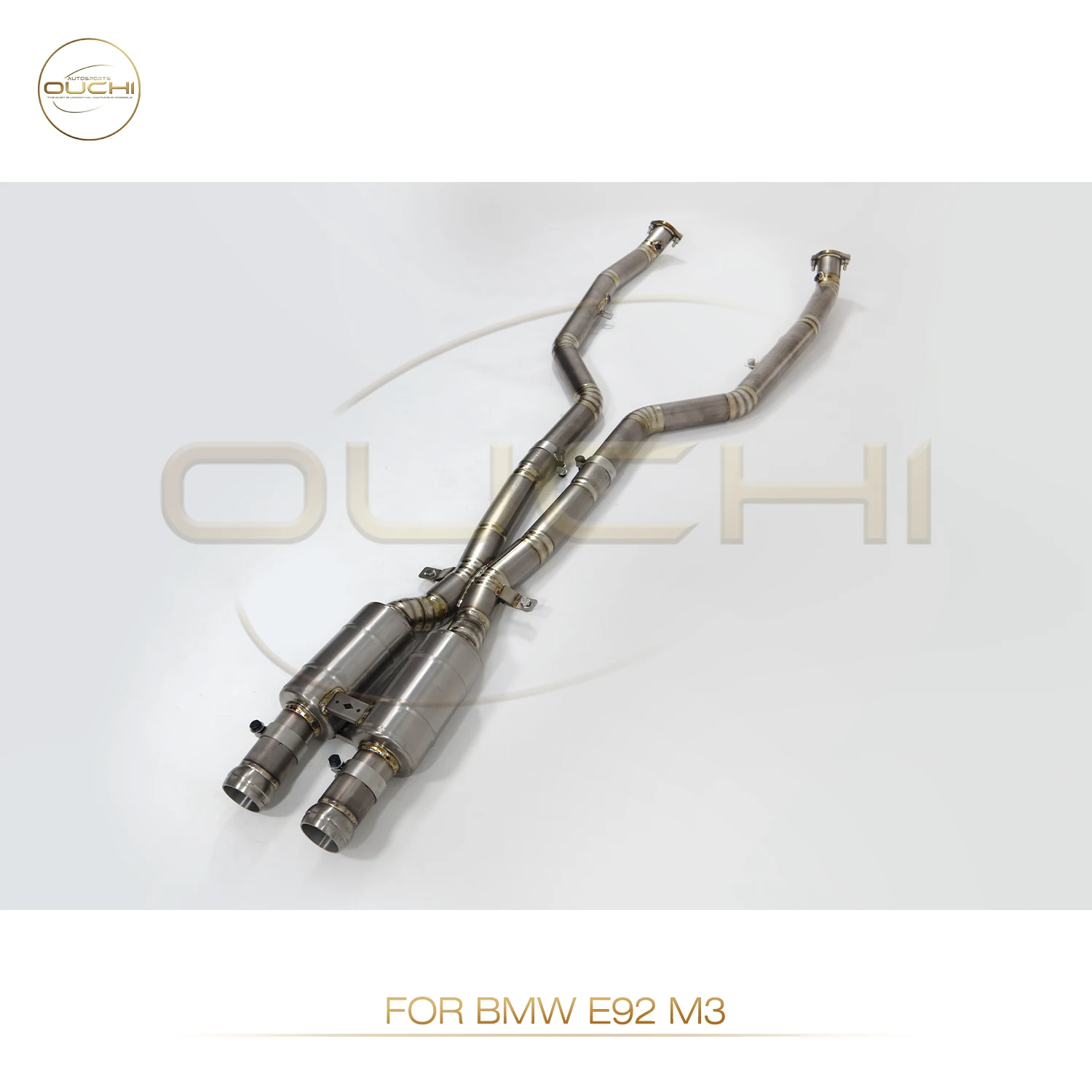 

OUCHI High Quality Titanium Alloy Exhaust Middle Pipe For BMW M3 E90 E92 E93 2007-2013 S65 V8 4.0L With Muffler Car Accessories