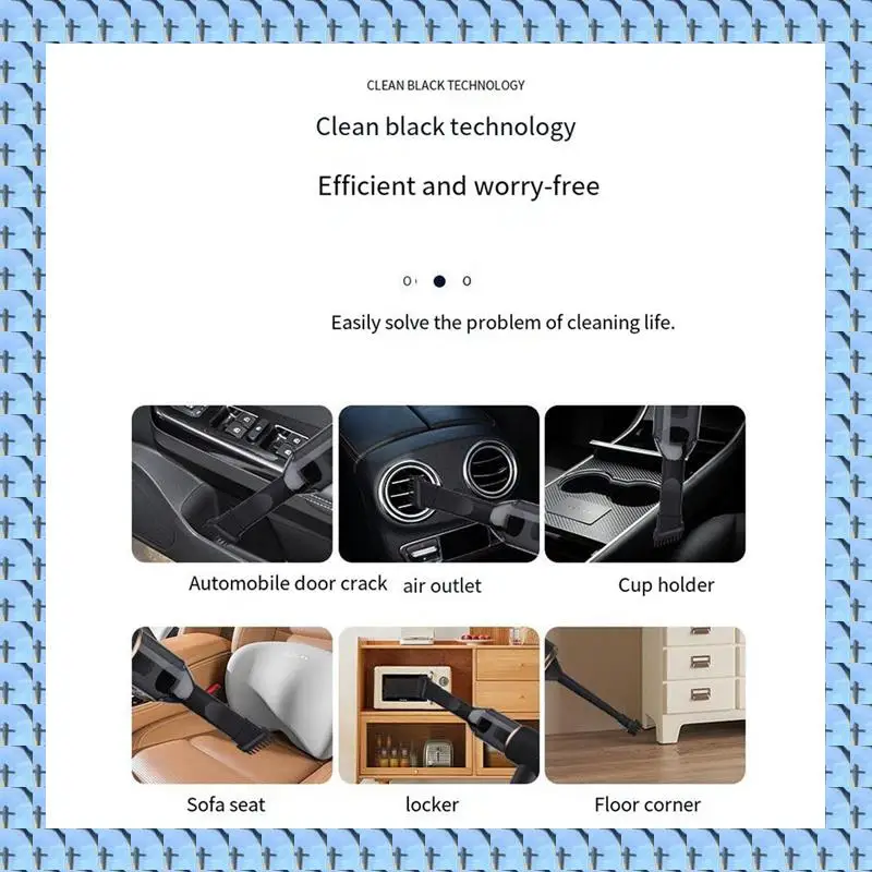 NOCM 135000PA Mini Portable Wireless Car Vacuum Cleaner Strong Suction Cleaning Machine Car Cleaner For Home Appliance