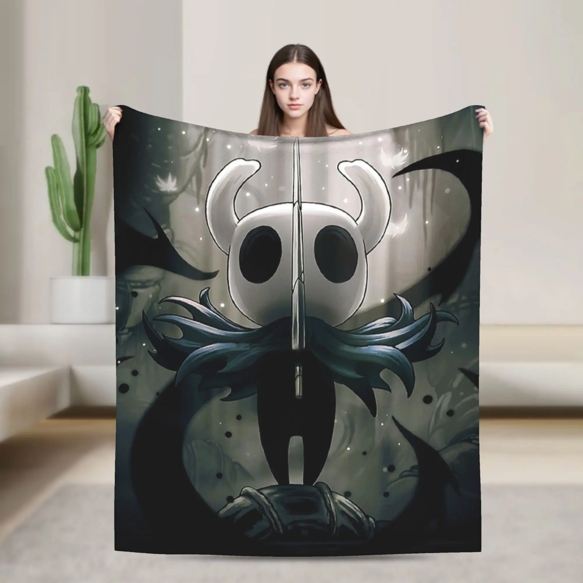 Hollow Knight Anime Throw Blanket