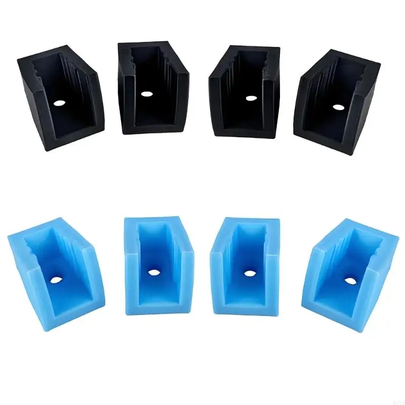 Space Saving Wall Hooks Pneumatic Tool Wall Mount Durability Plastic Organizers 4Pieces Wall Brackets for Workspaces M4YD