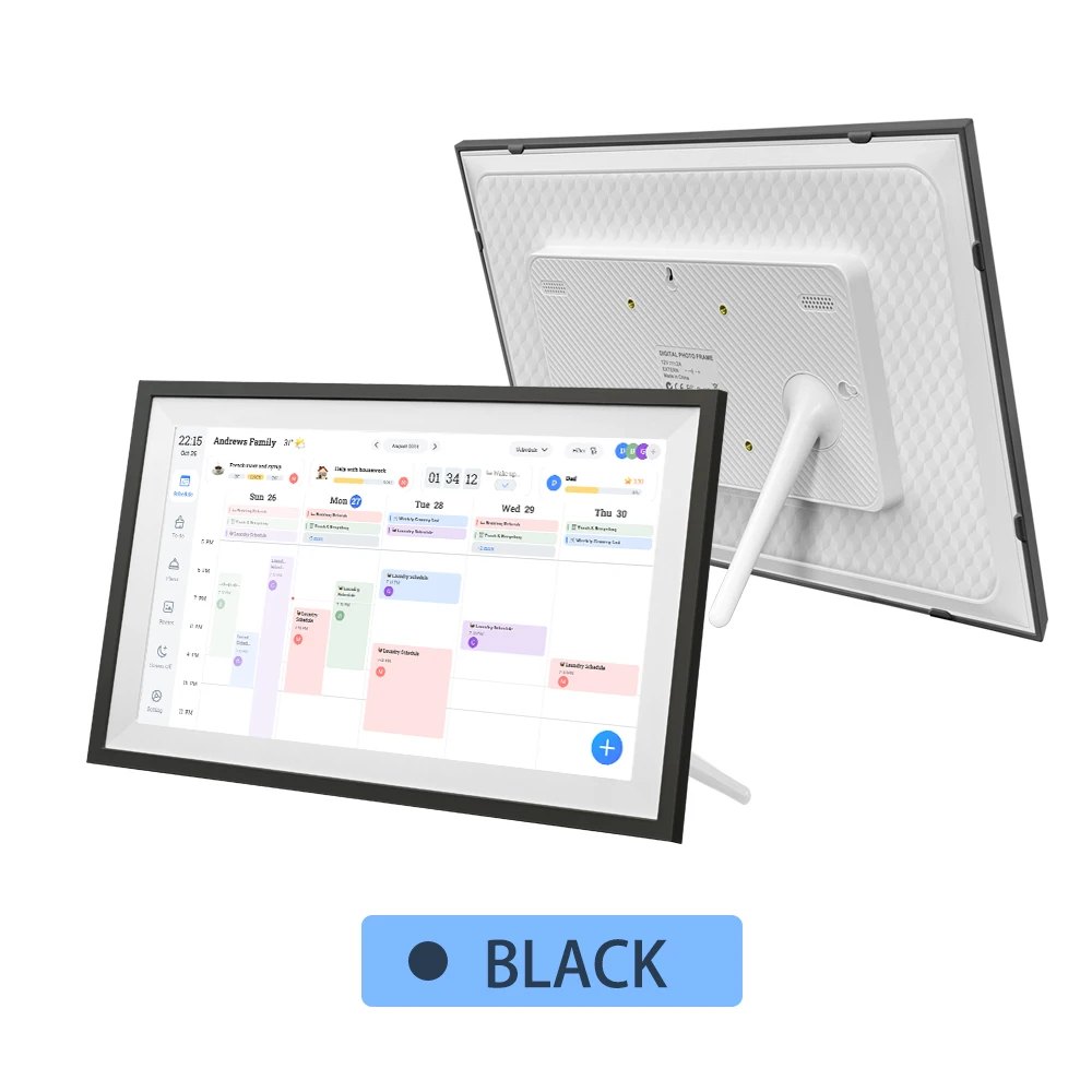 15,6-inch intelligente digitale kalender koortafel 1920 * 1080 interactief touchscreen thuisschema WIFI maaltijdplanner