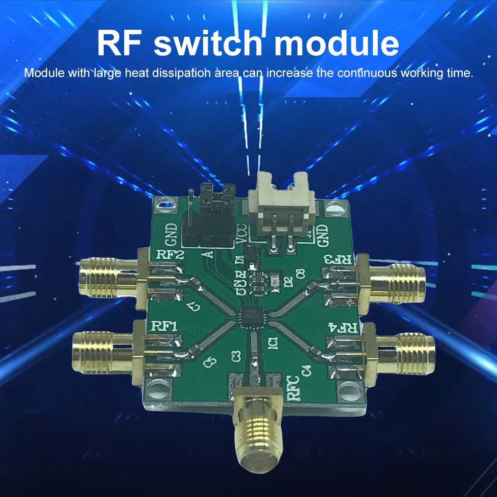 RF Switch PCB Module Non-Reflective Single Pole Board Enhanced Heat Dissipation RF Switches Modules Boards for Professional Use