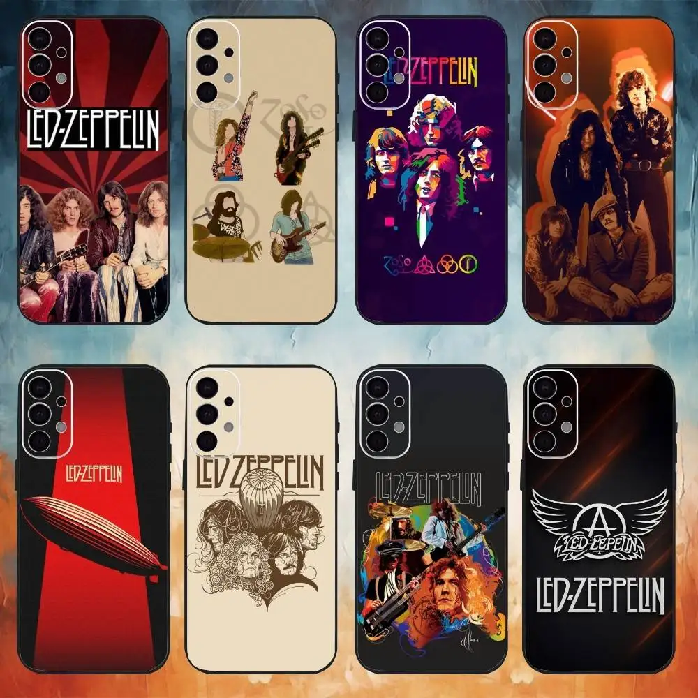

Cool L-Led Band Z-Zeppelin Phone Case For Samsung S25,S24,S21,S22,S23,S30,Ultra,S20,Plus,Fe,Note,10,9,5G Black Cover