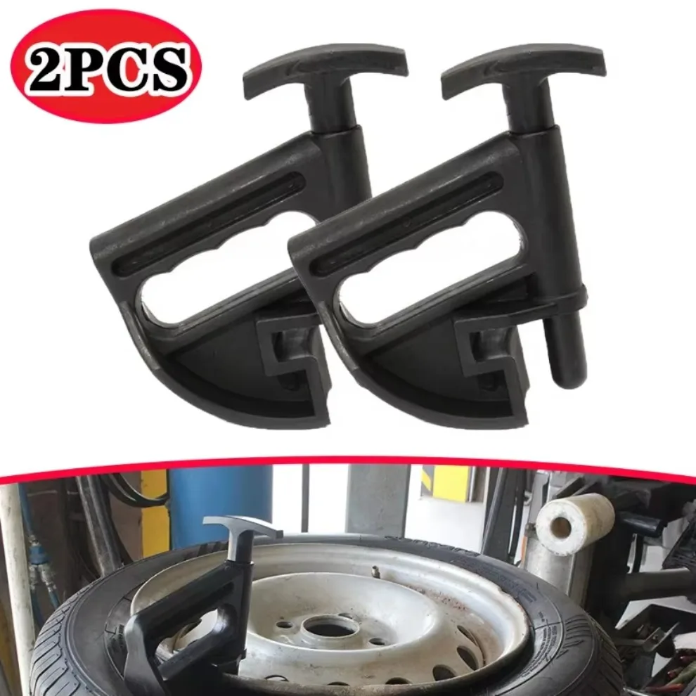 2pcs Pressing Car Tire Changer Disassembly Bead Clamp Adaptor Universal Tyre Rim Clamp Tire Press Pry Wheel Changing Helper