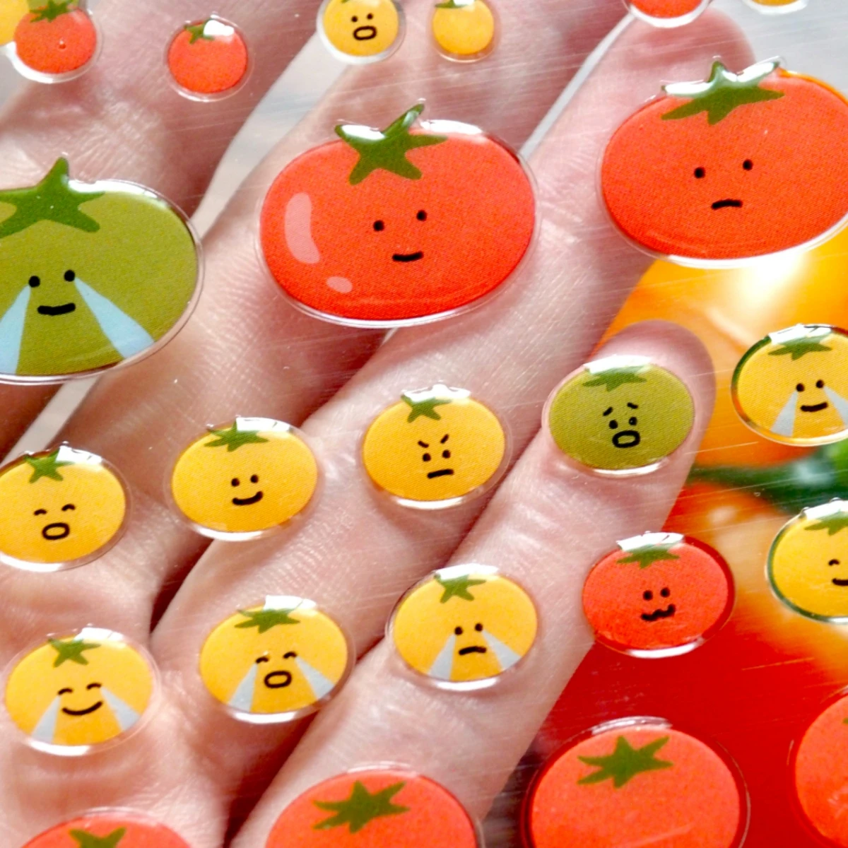 Korean Import Suatelier Fruit Tomatos Sticker Scrapbook Decor Stationery DIY Stickers School Office Journaling Supply 1184